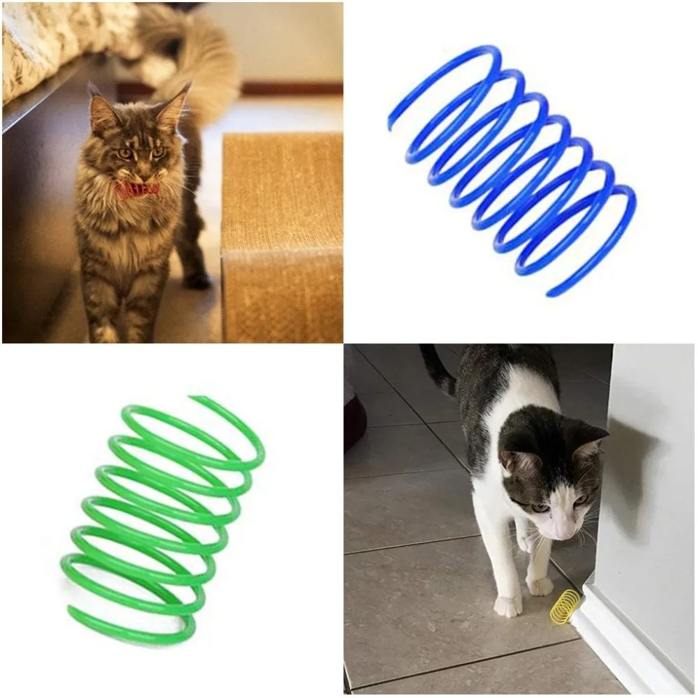 8pcs Spring Bounce Cat Toys Colorful Plastic Flexible Cat Coil Toy Cat Dog Interactive Funny Toys Pet Favor Toy Pet Products
8pcs Spring Bounce Cat Toys Colorful Plastic Flexible Cat Coil Toy Cat Dog Interactive Funny Toys Pet Favor Toy Pet Products