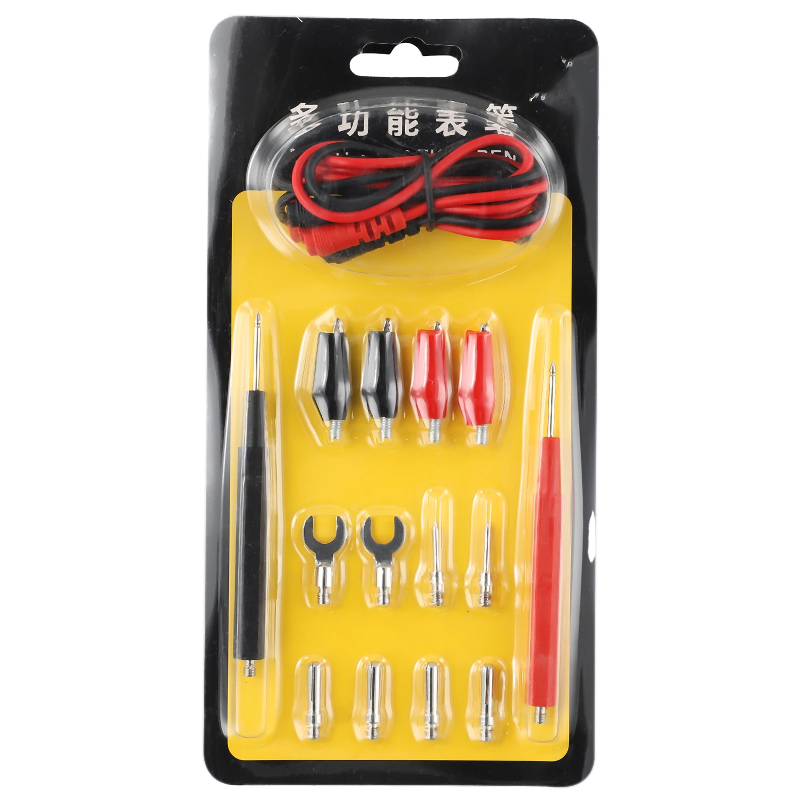 Multimeter Probe Test Leads Kit Universal Combination Cable Digital Multimeter Probe Flexible Multi-functional
Multimeter Probe Test Leads Kit Universal Combination Cable Digital Multimeter Probe Flexible Multi-functional