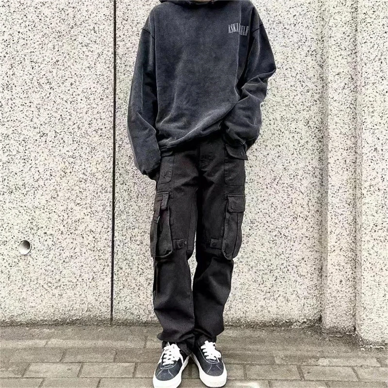 ASKYURSELF Multi Pocket Workwear Pants High Street Vibe Style ins Network Red Same Style Long Strap Button Casual Pants
ASKYURSELF Multi Pocket Workwear Pants High Street Vibe Style ins Network Red Same Style Long Strap Button Casual Pants