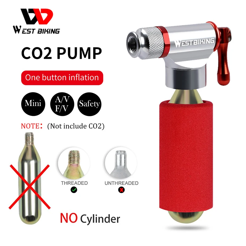 WEST BIKING велосипедный CO2 насос MTB велосипедный воздушный насос для Schrader Presta адаптер NO CO2 Картридж с изолированным рукавом
WEST BIKING велосипедный CO2 насос MTB велосипедный воздушный насос для Schrader Presta адаптер NO CO2 Картридж с изолированным рукавом