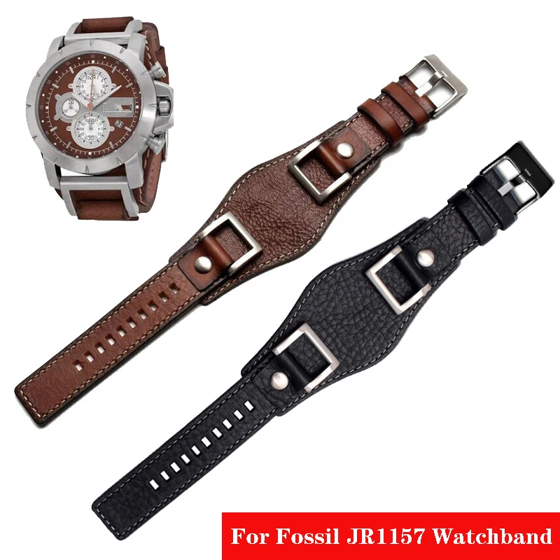 Genuine Leather Straps 24mm For Fossil JR1156 JR1157 Water-proof Brown Black Watchband For Men Steel Clasp Belt Bracelet
Genuine Leather Straps 24mm For Fossil JR1156 JR1157 Water-proof Brown Black Watchband For Men Steel Clasp Belt Bracelet