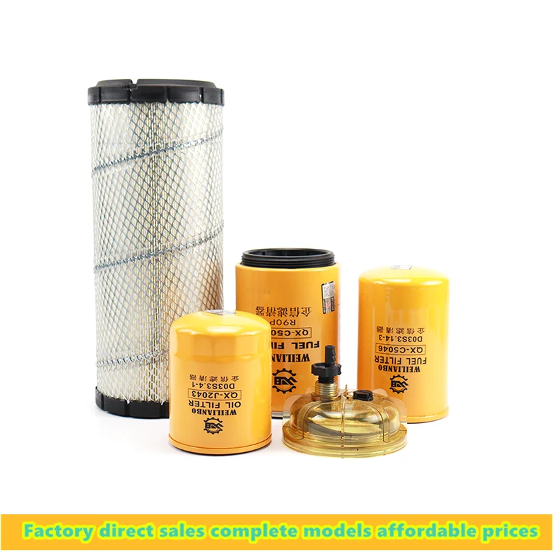 

For Sany SY65-9 excavator oil diesel filter element air filter element oil water cup filter maintenance filter element parts