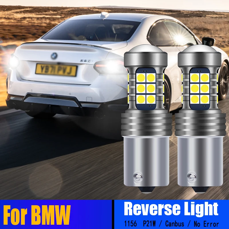 

2pcs Car 7506 BA15S Canbus NO Error P21W LED Reverse Light Bulb Backup Lamp For BMW E87 F20 F21 F45 F23 F22 F87 F46 1 2 Series