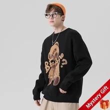 Men Bear And Letter Graphic Sweater Autumn Casual christmas jumper Couples Loose harajuku clothes knitted Sweaters oversize
Men Bear And Letter Graphic Sweater Autumn Casual christmas jumper Couples Loose harajuku clothes knitted Sweaters oversize