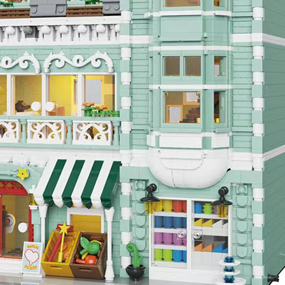 JQ10003 Creative Expert Street Views Grocery Store Street 2225pcs Mini Bricks Modular Model Building Blocks Gifts Decoration JQ10003 Creative Expert Street Views Grocery Store Street 2225pcs Mini Bricks Modular Model Building Blocks Gifts Decoration