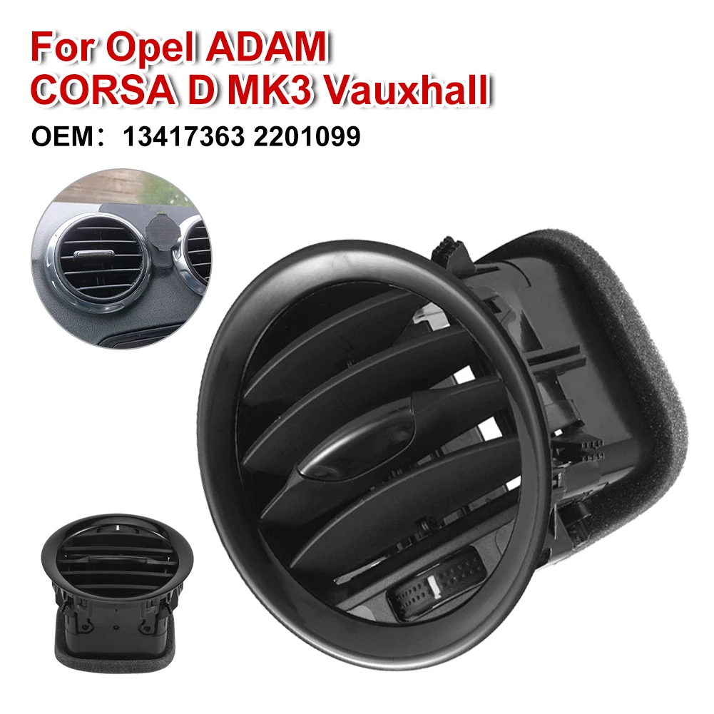 Car Air Conditioning A/C Air Vent Cover Outlet Grille Fits For Opel ADAM CORSA D MK3 Vauxhall 13417363 2201099 Black/Chrome
Car Air Conditioning A/C Air Vent Cover Outlet Grille Fits For Opel ADAM CORSA D MK3 Vauxhall 13417363 2201099 Black/Chrome