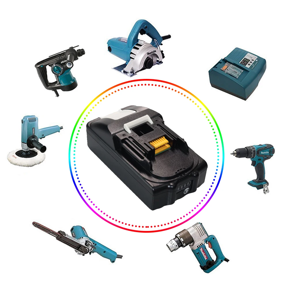 18V 4.0/5.0/6.0 Ah For Makita 21700 BL1860 BL1850 BL1840 18-Volt Cordless Power Tools Batterien
18V 4.0/5.0/6.0 Ah For Makita 21700 BL1860 BL1850 BL1840 18-Volt Cordless Power Tools Batterien