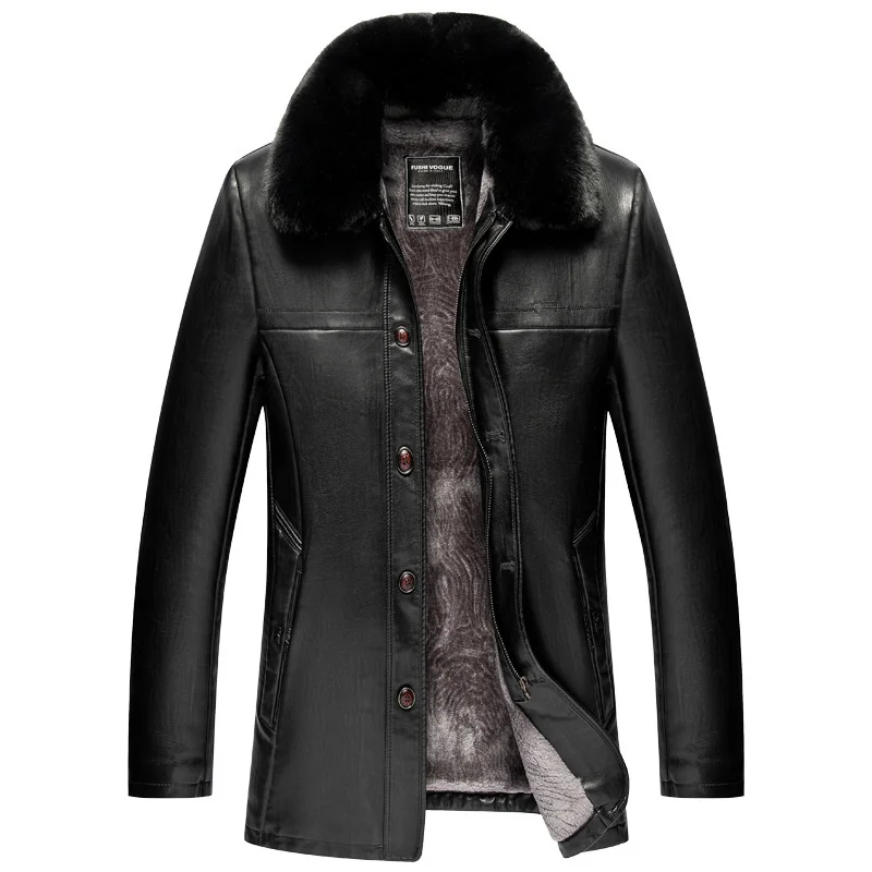 Mens Clothing Middle Aged Male Sheep New Leather Fur Collar Plush Thick Overcoat Winter Sheepskin Warm Coat Jacket Free Shipping
Mens Clothing Middle Aged Male Sheep New Leather Fur Collar Plush Thick Overcoat Winter Sheepskin Warm Coat Jacket Free Shipping