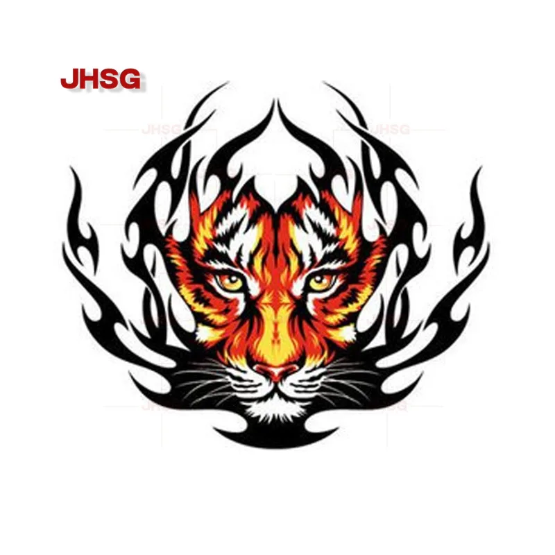 JHSG Hot Selling Car Stickers Funny Tiger Flames PVC Decals Car Motorcycle Helmet Decorative Stickers Waterproof Customizable
JHSG Hot Selling Car Stickers Funny Tiger Flames PVC Decals Car Motorcycle Helmet Decorative Stickers Waterproof Customizable