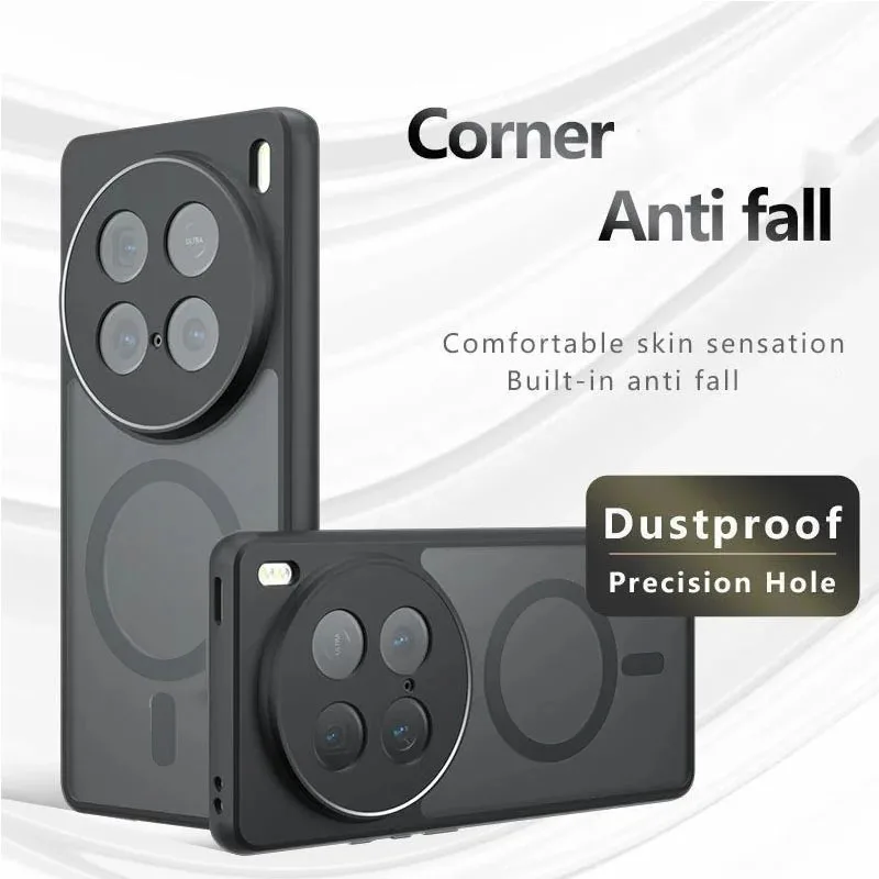 For Vivo X100s ,X100 Ultra Case magsafe magnetic Shockproof Transparent PC+TPU Camera Protection Cover for VIVO X 100 Ultra
For Vivo X100s ,X100 Ultra Case magsafe magnetic Shockproof Transparent PC+TPU Camera Protection Cover for VIVO X 100 Ultra