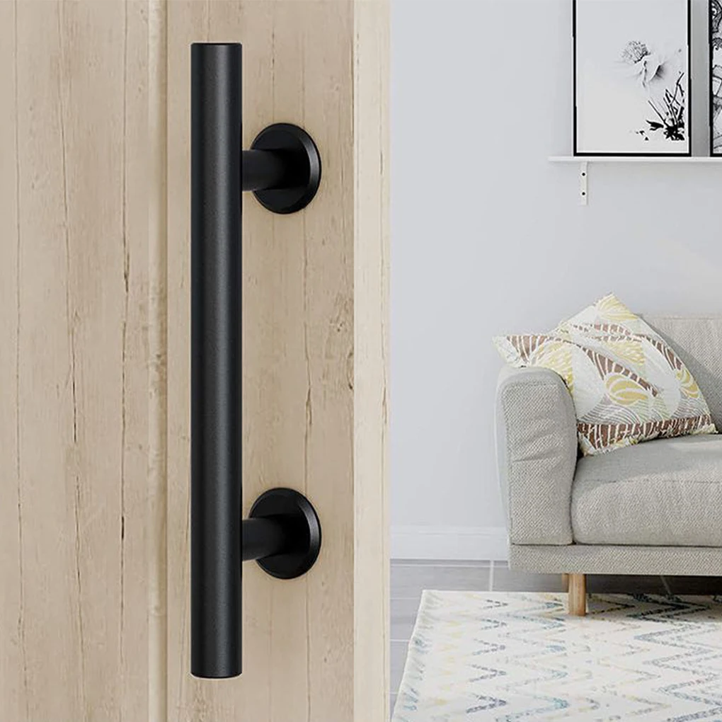 Premium Carbon Steel Barn Door Handle With Simple Split Black Circular Double Sided Door Handle
Premium Carbon Steel Barn Door Handle With Simple Split Black Circular Double Sided Door Handle