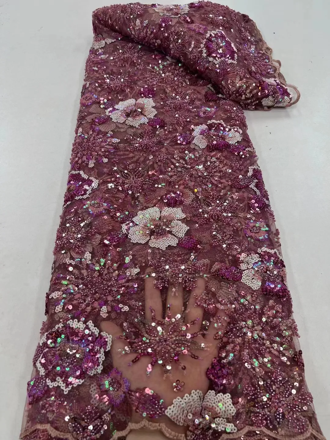 Luxury Hand Beaded Lace Fabric Bridal Wine Lace High Quality African Lace For Wedding Dress Sew French Tulle Net Sequin Fabrics
Luxury Hand Beaded Lace Fabric Bridal Wine Lace High Quality African Lace For Wedding Dress Sew French Tulle Net Sequin Fabrics