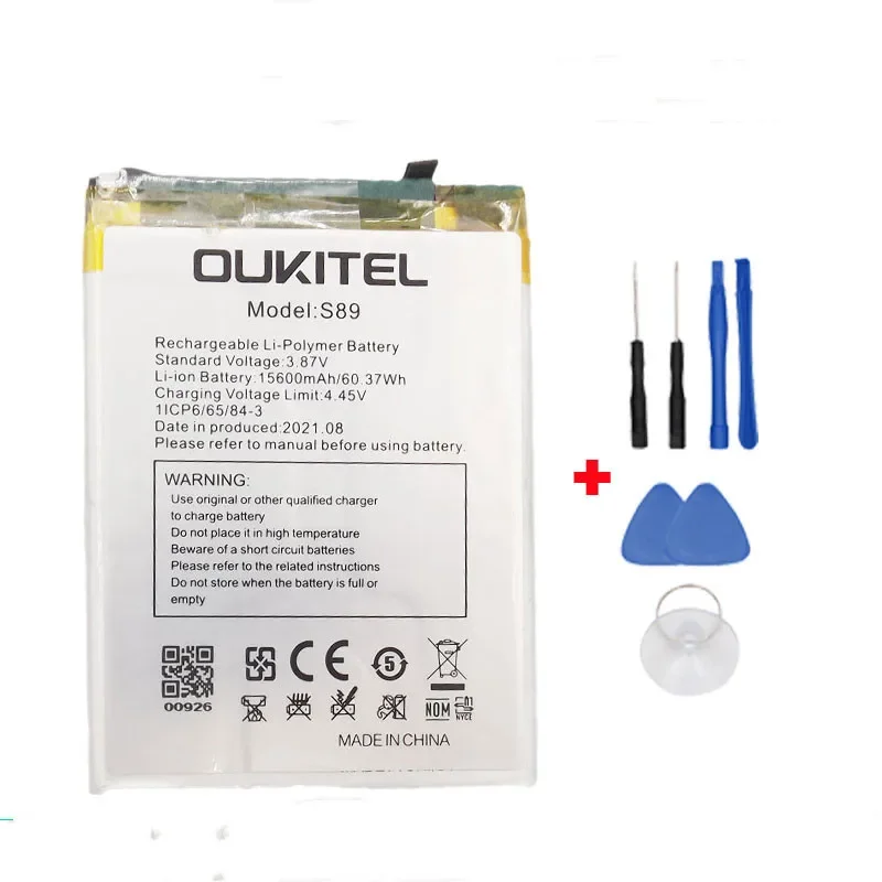 Аккумулятор для OUKITEL WP15, 15600 мАч, длительное время ожидания, высокая емкость для батареи OUKITEL S89
Аккумулятор для OUKITEL WP15, 15600 мАч, длительное время ожидания, высокая емкость для батареи OUKITEL S89