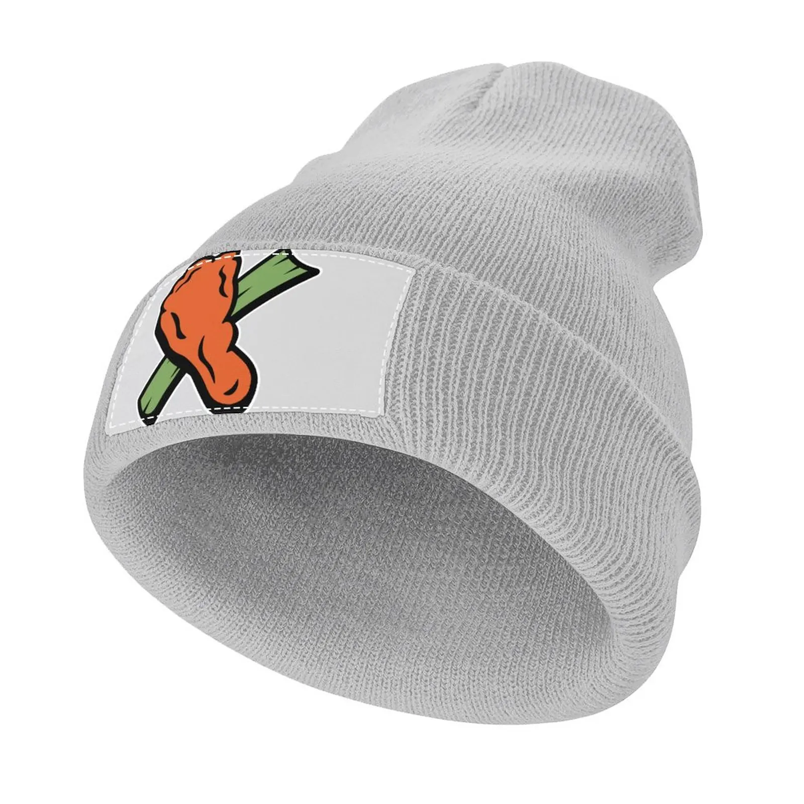 

Buffalo Chicken Wing Drumstick and Celery Knitted Hat Golf Luxury Man Hat Snap Back Hat Luxury Cap Hats For Men Women's