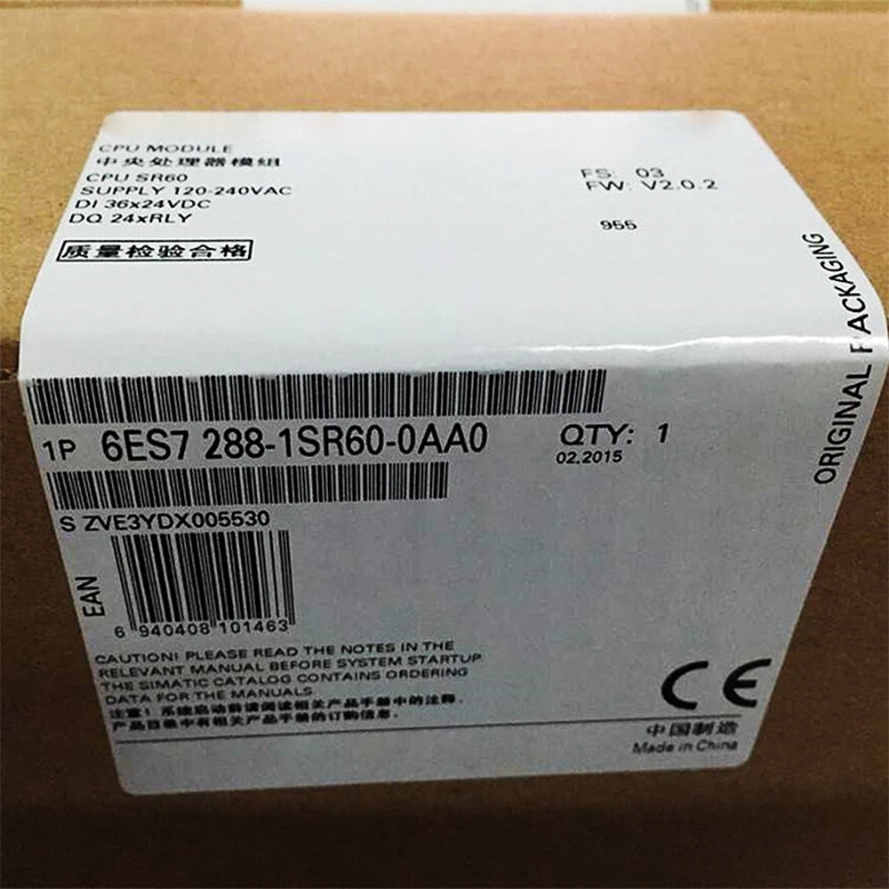 Brand New in Box Sealed For Siemens 6ES7 288-1SR60-0AA0 Control Module 6ES7288-1SR60-0AA0
Brand New in Box Sealed For Siemens 6ES7 288-1SR60-0AA0 Control Module 6ES7288-1SR60-0AA0