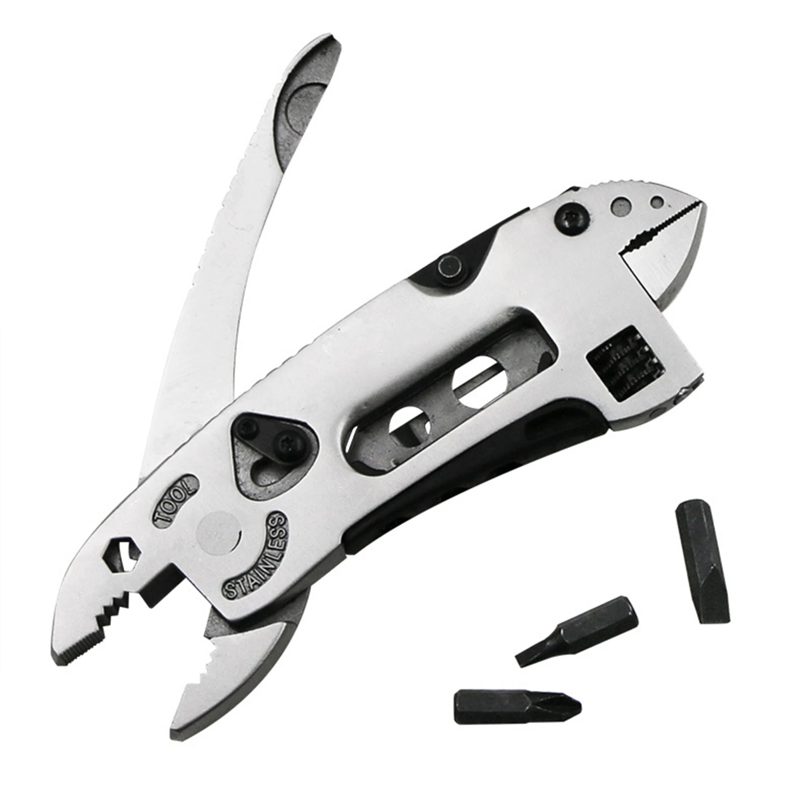 

Multitool Pliers Pocket Knife Screwdriver Set Kit Adjustable Wrench Jaw Spanner Repair Outdoor Camping Survival Multi Tools