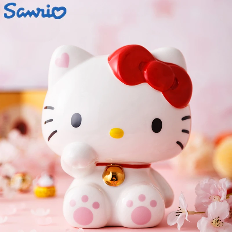Sanrio Genuine Hellokitty Lucky Cat Piggy Bank Kawaii Money Box Ornament Desktop Decoration Model Children's Toy Christmas Gift
Sanrio Genuine Hellokitty Lucky Cat Piggy Bank Kawaii Money Box Ornament Desktop Decoration Model Children's Toy Christmas Gift