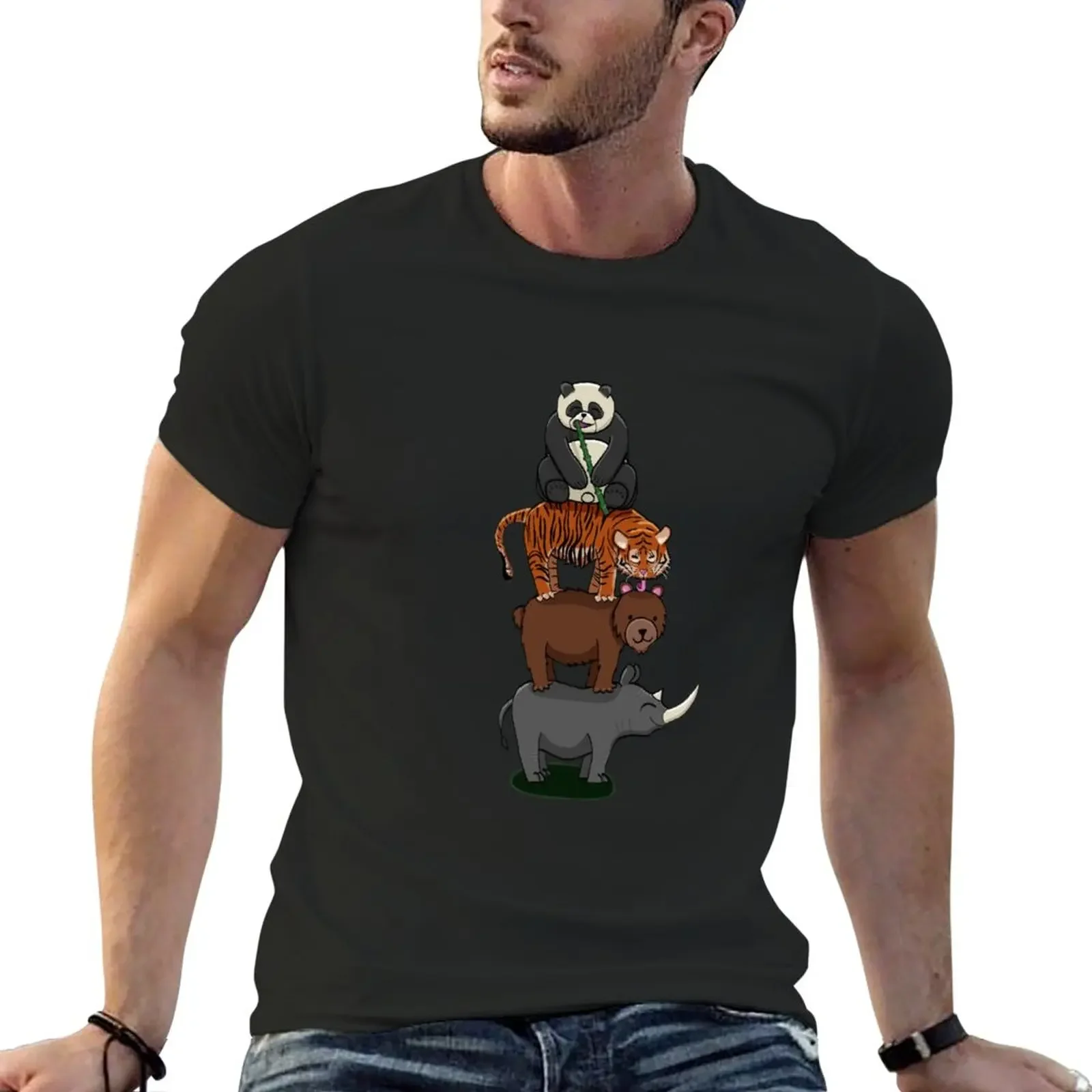 Animal stack T-Shirt sports fans vintage vintage clothes mens graphic t-shirts anime
Animal stack T-Shirt sports fans vintage vintage clothes mens graphic t-shirts anime
