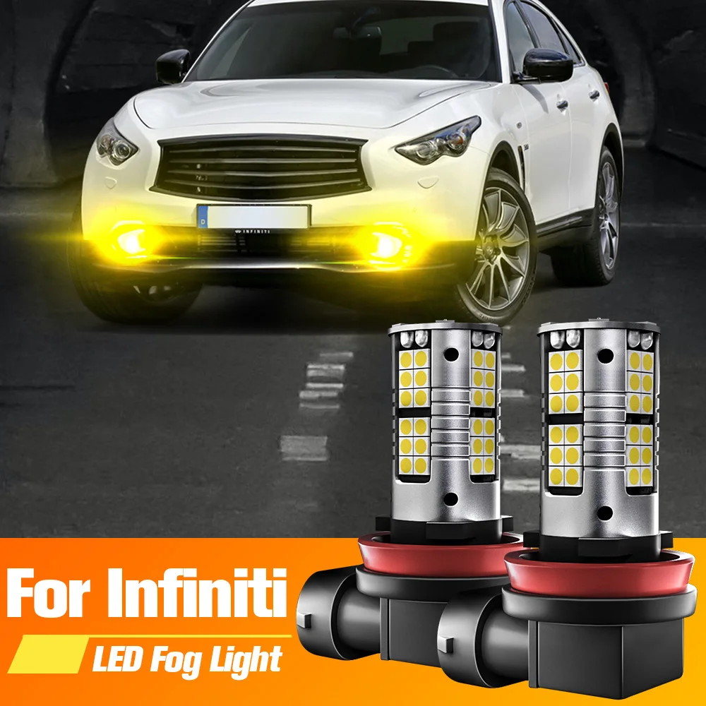 2pcs LED Fog Light Blub H8 H11 Lamp Canbus No Error For Infiniti FX35 FX45 QX56 EX35 FX50 EX37 FX37 QX50 QX60 QX70 QX80
2pcs LED Fog Light Blub H8 H11 Lamp Canbus No Error For Infiniti FX35 FX45 QX56 EX35 FX50 EX37 FX37 QX50 QX60 QX70 QX80