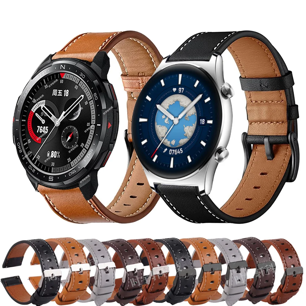 22mm Watch Strap For Honor Watch GS 3/GS Pro Men Watch Leather Business Watchband For Honor Magic 2 46mm/Huawei GT 2 2E Bracelet
22mm Watch Strap For Honor Watch GS 3/GS Pro Men Watch Leather Business Watchband For Honor Magic 2 46mm/Huawei GT 2 2E Bracelet