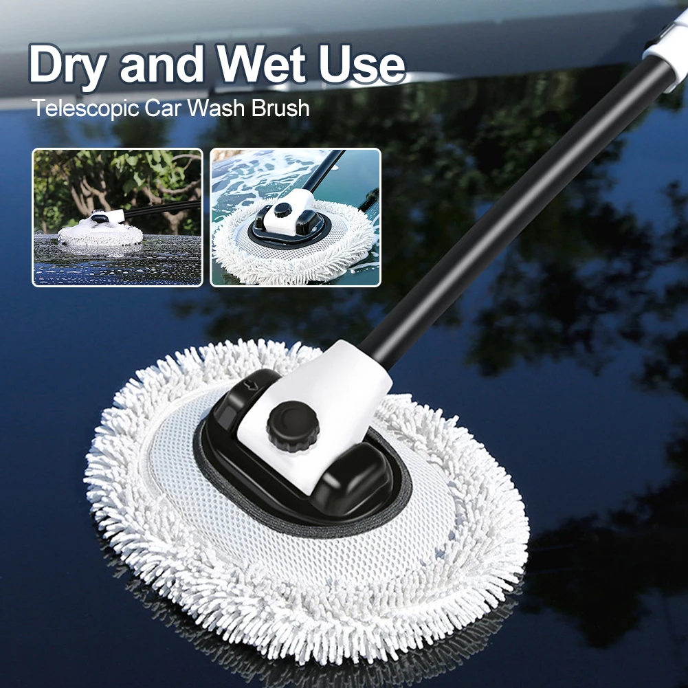 Car Wash Brush 43inch Telescopic Long Handle 15° Curve Super Absorption Microfiber Car Cleaning Mop for Car Truck SUV Caravan RV
Car Wash Brush 43inch Telescopic Long Handle 15° Curve Super Absorption Microfiber Car Cleaning Mop for Car Truck SUV Caravan RV