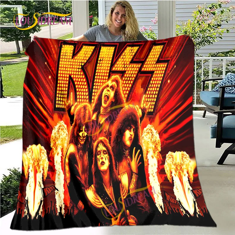 Heavy metal music carpet American famous kiss band suitable for living room office children play washable feasible music blanket
Heavy metal music carpet American famous kiss band suitable for living room office children play washable feasible music blanket