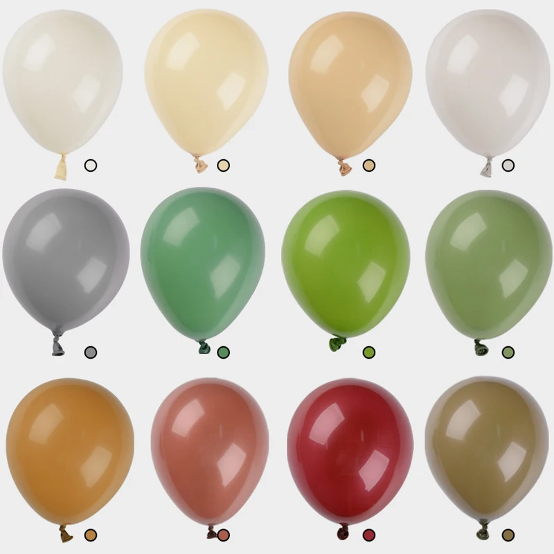 100Pcs 5/10Inch Retro Green Balloons Retro Coffee Khaki Avocado Latex Balloon Mini Air Globos Wedding Birthday Party Decorations
100Pcs 5/10Inch Retro Green Balloons Retro Coffee Khaki Avocado Latex Balloon Mini Air Globos Wedding Birthday Party Decorations