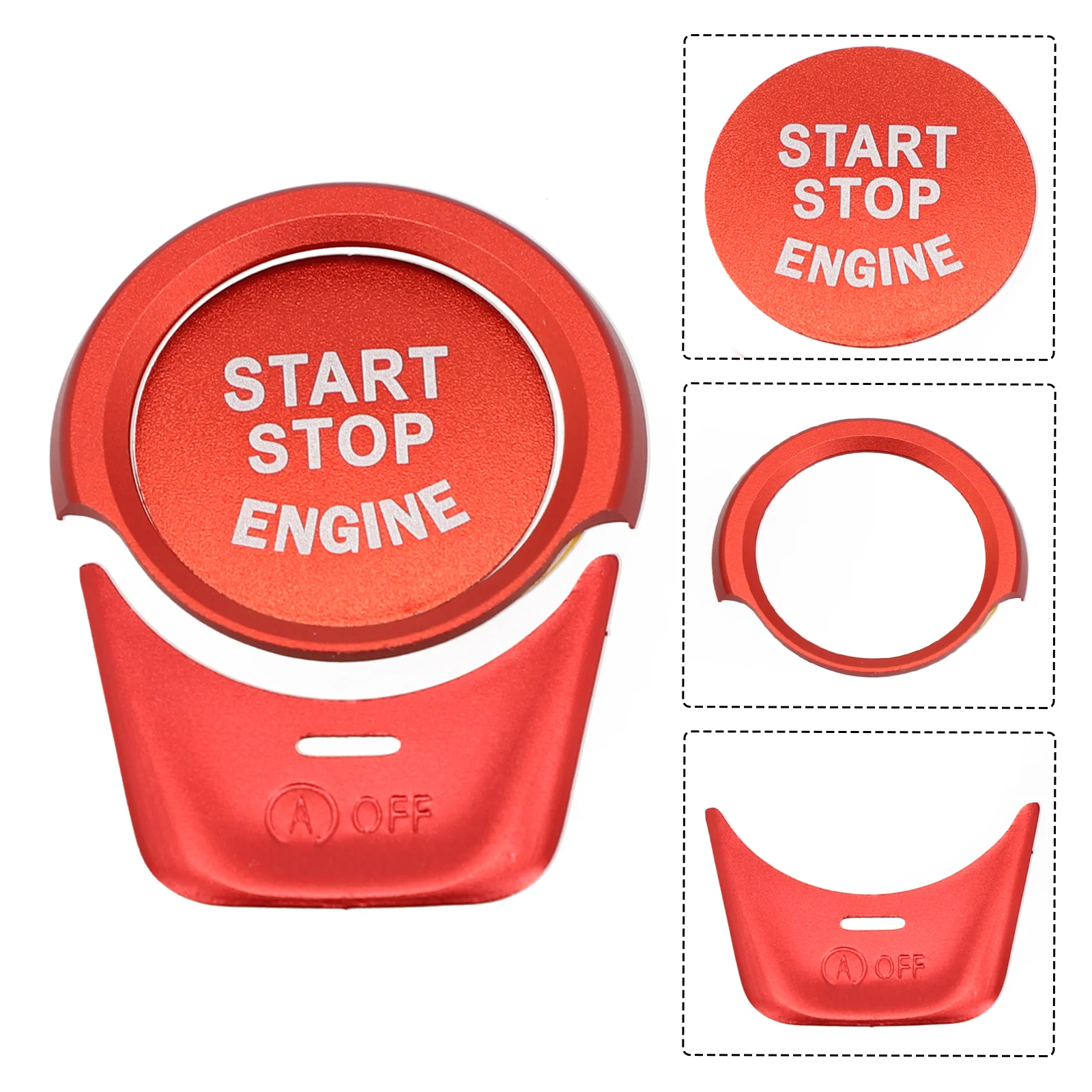 Red Button Cover Kit Engine Start Stop Button Cover Kit for BMW 2 3 3GT 4 5 6 7 X1 X2 X3 X4 Protects and Decorates
Red Button Cover Kit Engine Start Stop Button Cover Kit for BMW 2 3 3GT 4 5 6 7 X1 X2 X3 X4 Protects and Decorates
