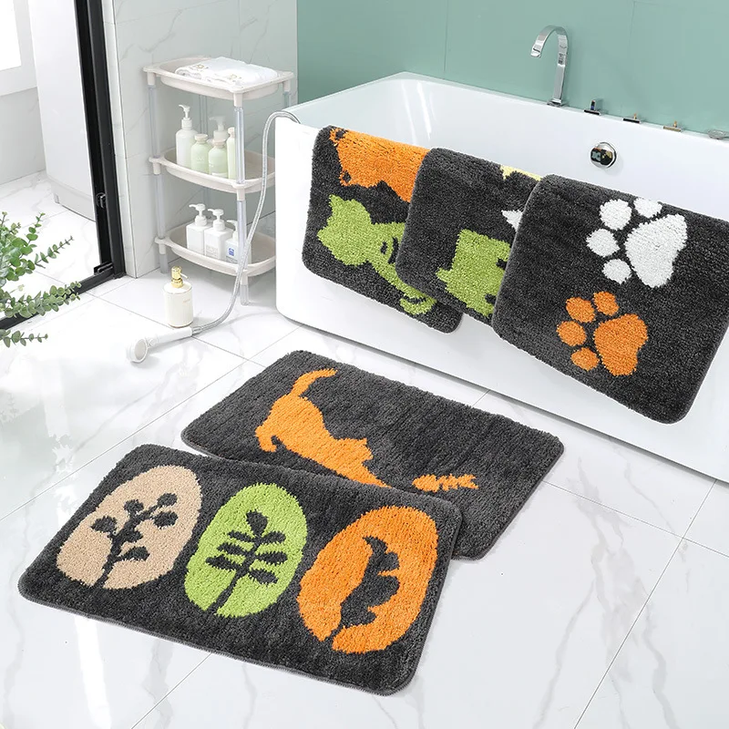 Flocking bathroom mat kitchen doorway water-absorbent non-slip mat home bedroom foot mat carpet floor mat
Flocking bathroom mat kitchen doorway water-absorbent non-slip mat home bedroom foot mat carpet floor mat