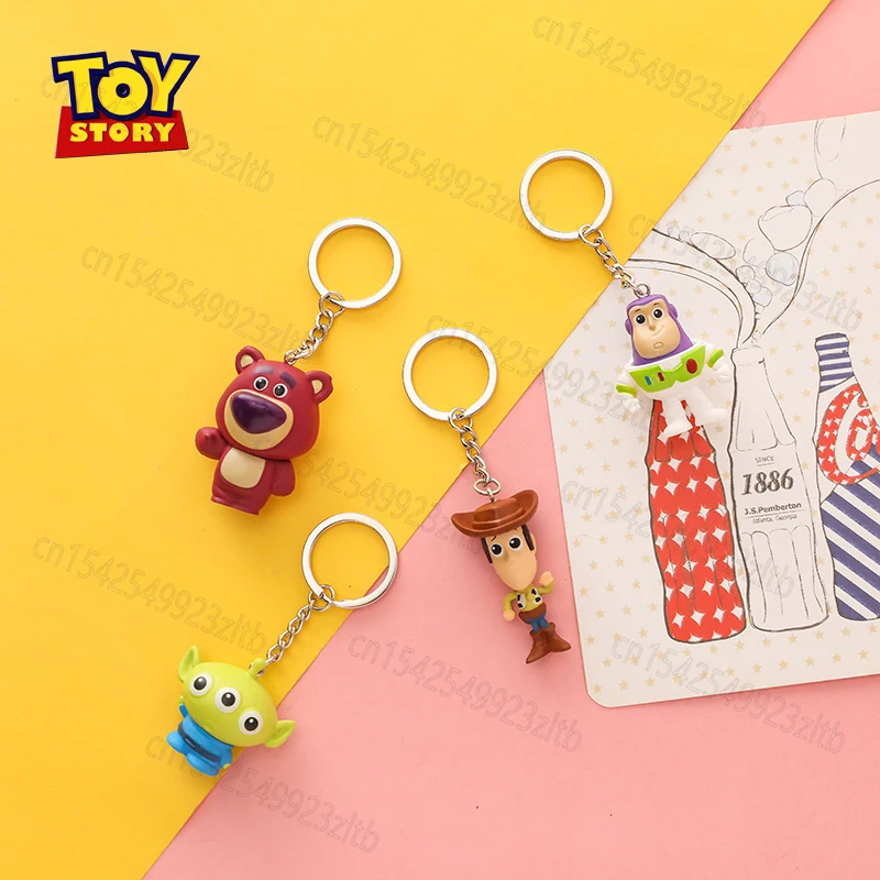 Disney Toy Story Keychain Bag Decor 6 Action Figure Jessie Woody Buzz Lightyear Alien Hamm Horse PVC Figure Doll Key Ring Gifts
Disney Toy Story Keychain Bag Decor 6 Action Figure Jessie Woody Buzz Lightyear Alien Hamm Horse PVC Figure Doll Key Ring Gifts