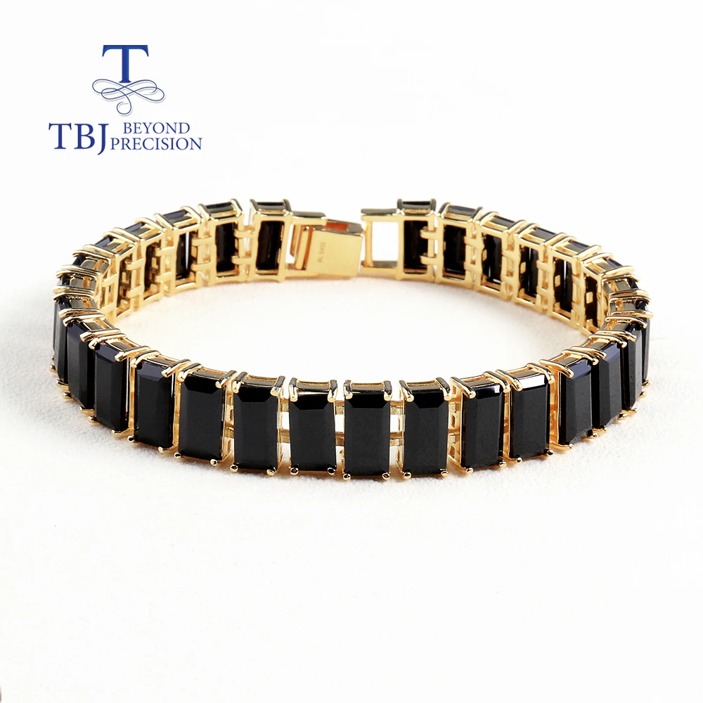 New Black spinel Natural Gemstone bracelet Fashion luxury women 925 sterling silver Black Friday gift
New Black spinel Natural Gemstone bracelet Fashion luxury women 925 sterling silver Black Friday gift