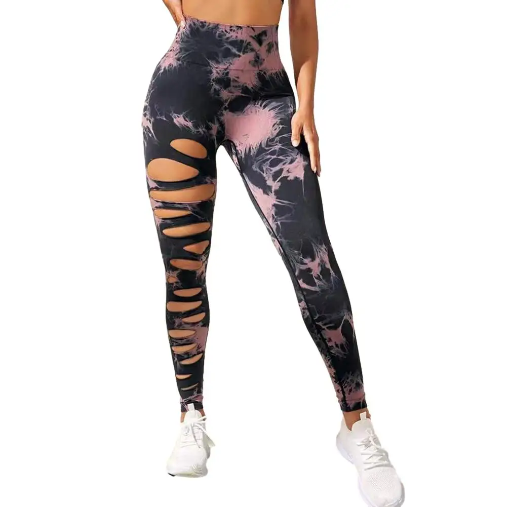Fashion Women's Tie Dye Gym Seamless Sports Pants Leggings Hollow Out High Waist Elastic Yoga Tights Elastic Leggings Clothing
Fashion Women's Tie Dye Gym Seamless Sports Pants Leggings Hollow Out High Waist Elastic Yoga Tights Elastic Leggings Clothing