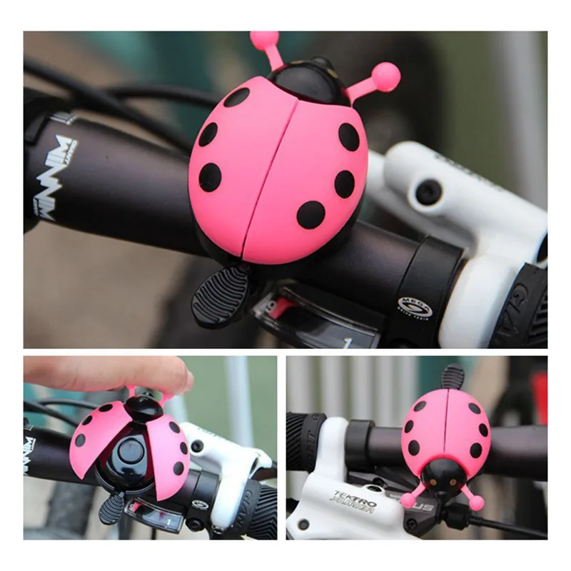 

Bicycle Bell Cartoon Beetle Ladybug Cycling Bell for Lovely Kids Bike Ride Horn Alarm Bicycle Accessories