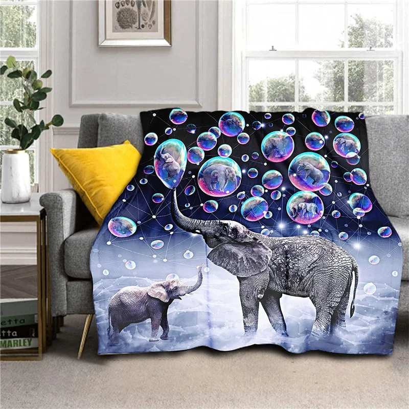 Animal Blanket 3D Printed Elephant fashion Flannel Bedspread Home Plush Soft Comfortable Sofa warm blanket
Animal Blanket 3D Printed Elephant fashion Flannel Bedspread Home Plush Soft Comfortable Sofa warm blanket