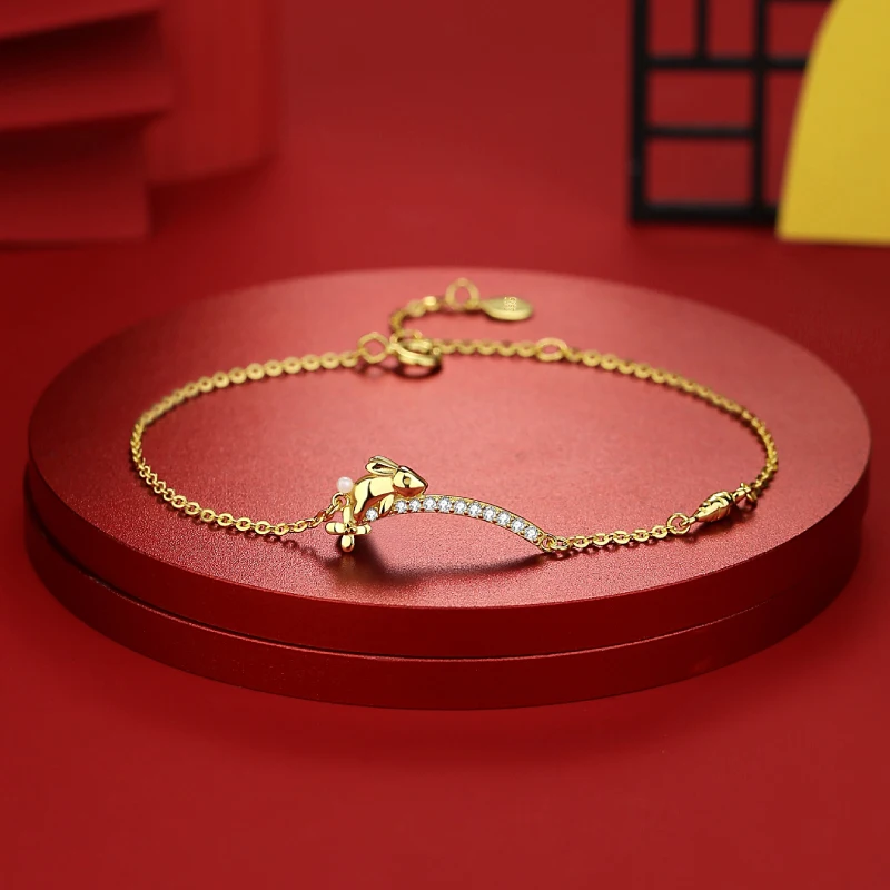 Y2K S925 Sterling Silver 2024 New Zircon Rabbit Lady Fashion Animal Hand Chain Girls Light Luxury Bracelet Jewelry Festival Gift
Y2K S925 Sterling Silver 2024 New Zircon Rabbit Lady Fashion Animal Hand Chain Girls Light Luxury Bracelet Jewelry Festival Gift