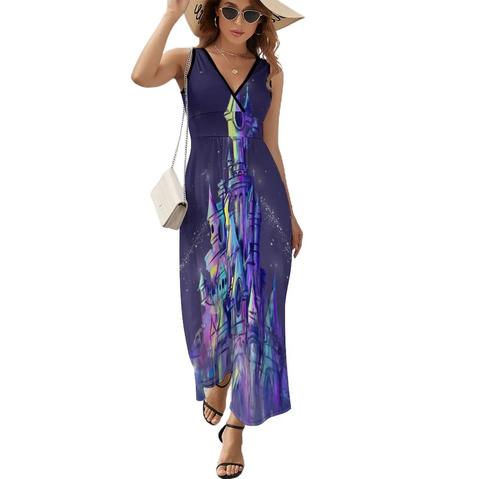 Magic Princess Fairytale Castle Kingdom Sleeveless Dress evening women Female women's luxury party
Magic Princess Fairytale Castle Kingdom Sleeveless Dress evening women Female women's luxury party