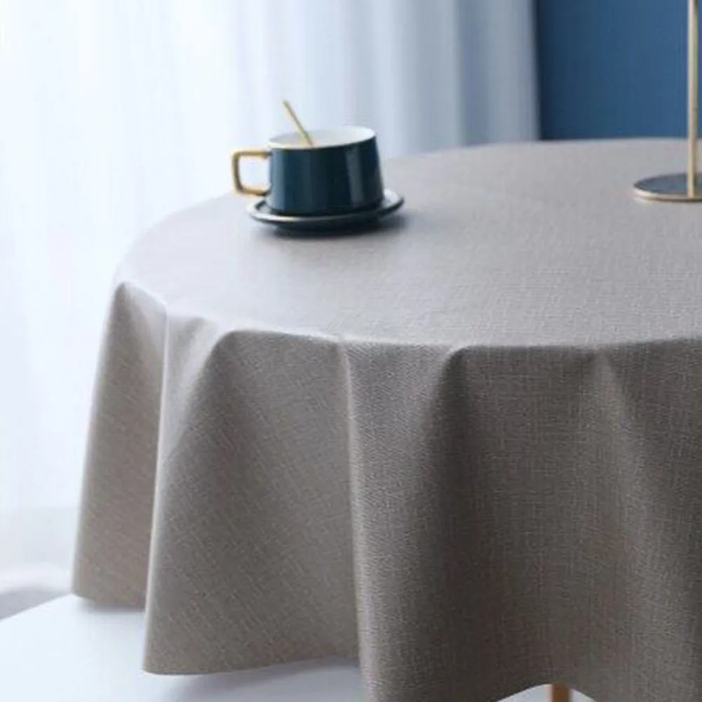 Solid Color PVC Tablecloth Waterproof and OilProof Round Table Protector Lightweight and Portable 140cm Diameter
Solid Color PVC Tablecloth Waterproof and OilProof Round Table Protector Lightweight and Portable 140cm Diameter