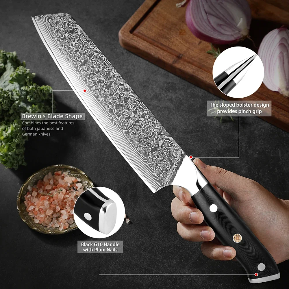 Damascus Steel Chef Kiritsuke Knife 8 Inch Ultra Sharp Meat Slicing Knife Japanese Professional Chef’s Knives Ergonomic Handle
Damascus Steel Chef Kiritsuke Knife 8 Inch Ultra Sharp Meat Slicing Knife Japanese Professional Chef’s Knives Ergonomic Handle