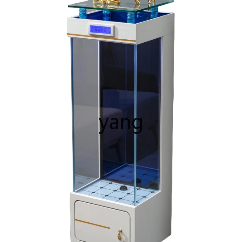 L'm'm Light Luxury Floor Fish Tank Aquarium Living Room Home Ecological Wall Gold Crystal Super White Glass Fish Globe
L'm'm Light Luxury Floor Fish Tank Aquarium Living Room Home Ecological Wall Gold Crystal Super White Glass Fish Globe