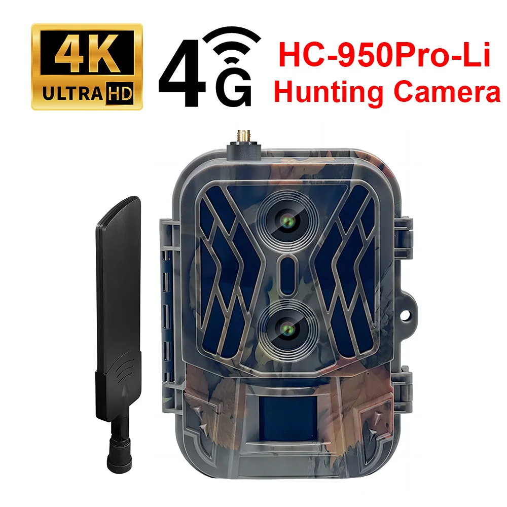 Hunting Camera HC-950Pro-Li 4K Video 36MP Wildlife Trail Camera 4G APP Remote Control IR Night Vision IP54 Outdoor Hunting
Hunting Camera HC-950Pro-Li 4K Video 36MP Wildlife Trail Camera 4G APP Remote Control IR Night Vision IP54 Outdoor Hunting