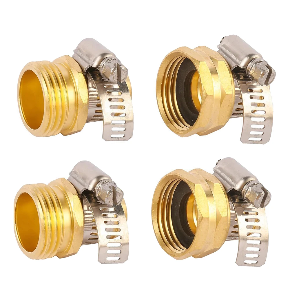 Practical Garden Female Hose Connector Aluminum Alloy Easy To Use Hose To Hose Leak-proof Stainless Steel Clamp
Practical Garden Female Hose Connector Aluminum Alloy Easy To Use Hose To Hose Leak-proof Stainless Steel Clamp
