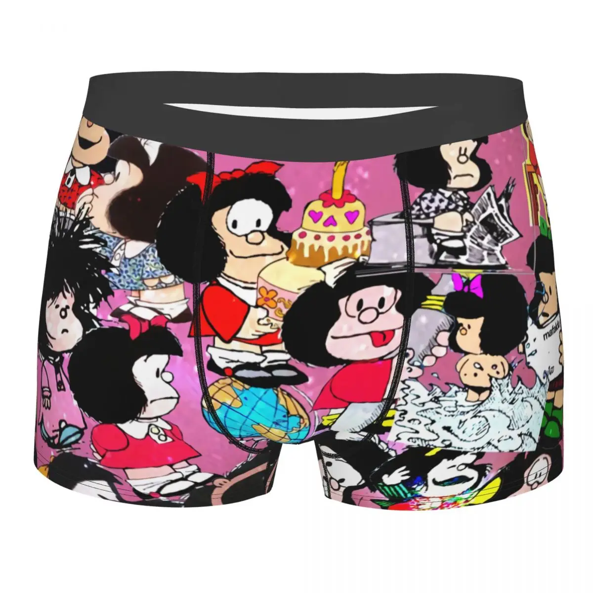 Kawaii Cartoon Mafalda Underwear Men Printed Custom Boxer Briefs Shorts Panties Breathable Underpants
Kawaii Cartoon Mafalda Underwear Men Printed Custom Boxer Briefs Shorts Panties Breathable Underpants