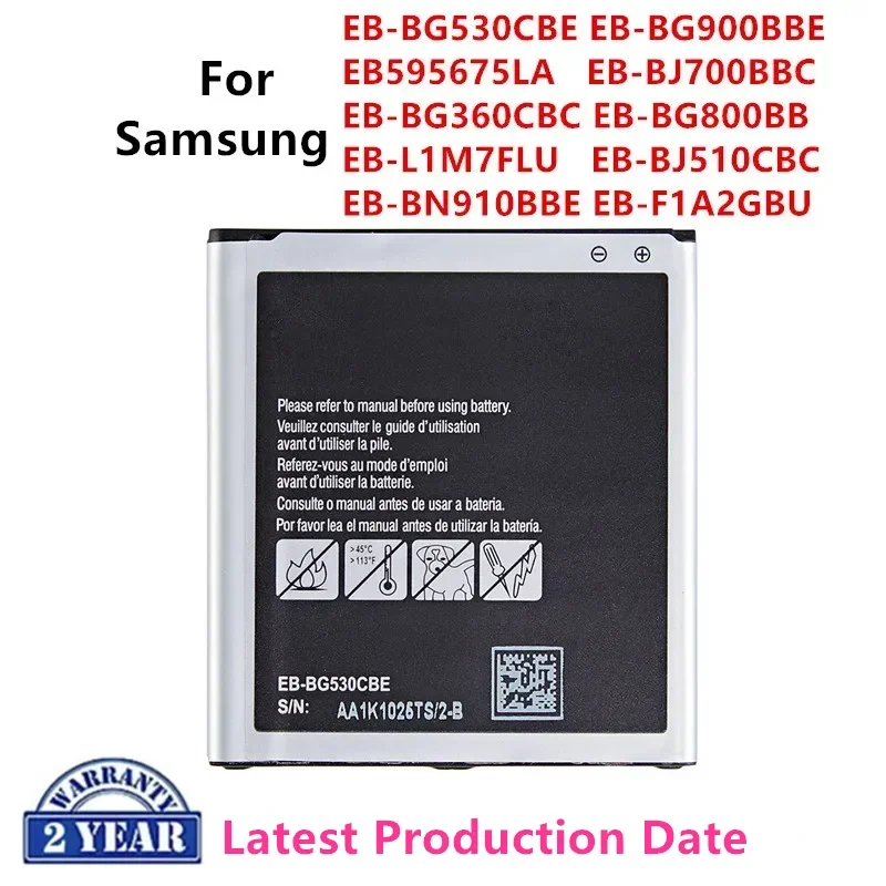 

Brand New Battery For Samsung Galaxy S3 S5 S4 J7 J5 A7 A5 A3 Note 1/2/3 Note 4 Grand Prime J3 S7560 G361 N9150 S5 mini