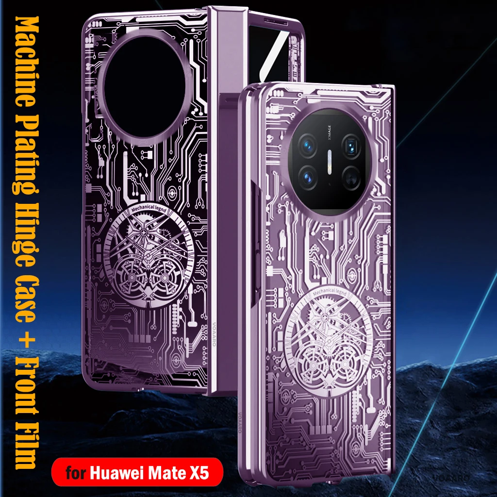 Luxury Machine Plating Funda for Huawei Mate X5 Case full Cover for Huawei Mate X5 Hinge Case with Front Screen Film Protector
Luxury Machine Plating Funda for Huawei Mate X5 Case full Cover for Huawei Mate X5 Hinge Case with Front Screen Film Protector