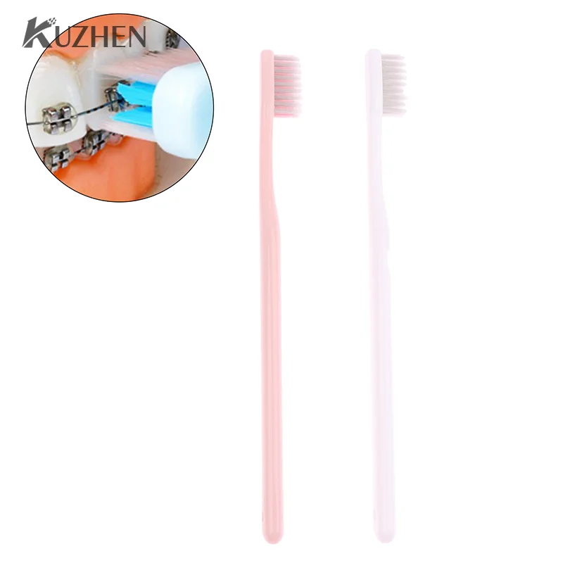 

1PC Clean Orthodontic Braces Adult Orthodontic Toothbrushes Dental Tooth Brush Soft Bristle Toothbrush For Oral Health Care