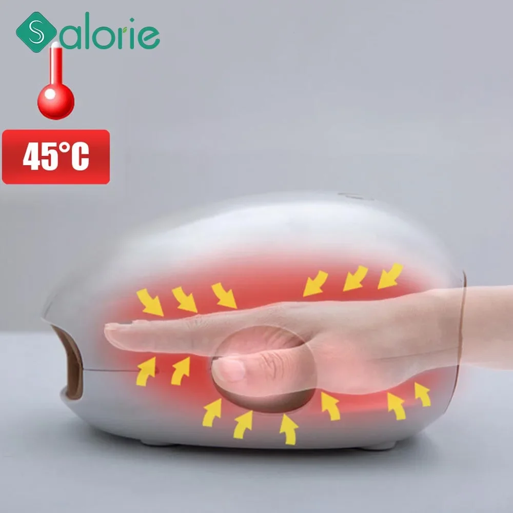 

Wireless Electric Hand Massager Compression Heating Device Palm Finger Acupoint Arthritis and Carpal Tunnel Massager Massage