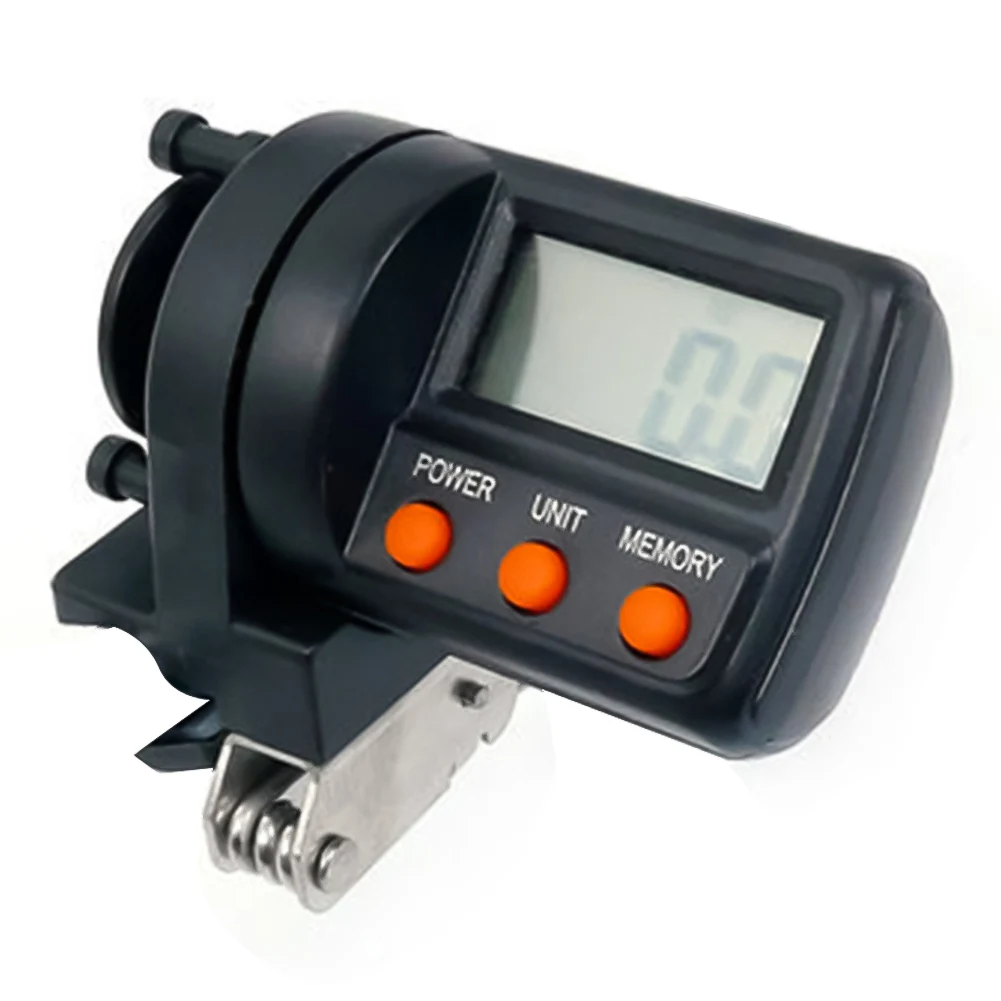 Adjustable Digital Display Fishing Line Counter, Rotatable Screen, Fits Rods under 25mm Diameter, Battery Powered
Adjustable Digital Display Fishing Line Counter, Rotatable Screen, Fits Rods under 25mm Diameter, Battery Powered