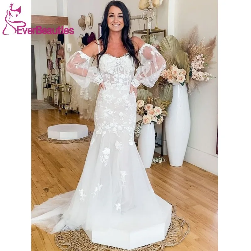 Boho Wedding Dresses for Women Tulle Lace Vestidos De Novia Bride Dress Beach Wedding Gowns Long Sleeves Robe De Mariee
Boho Wedding Dresses for Women Tulle Lace Vestidos De Novia Bride Dress Beach Wedding Gowns Long Sleeves Robe De Mariee