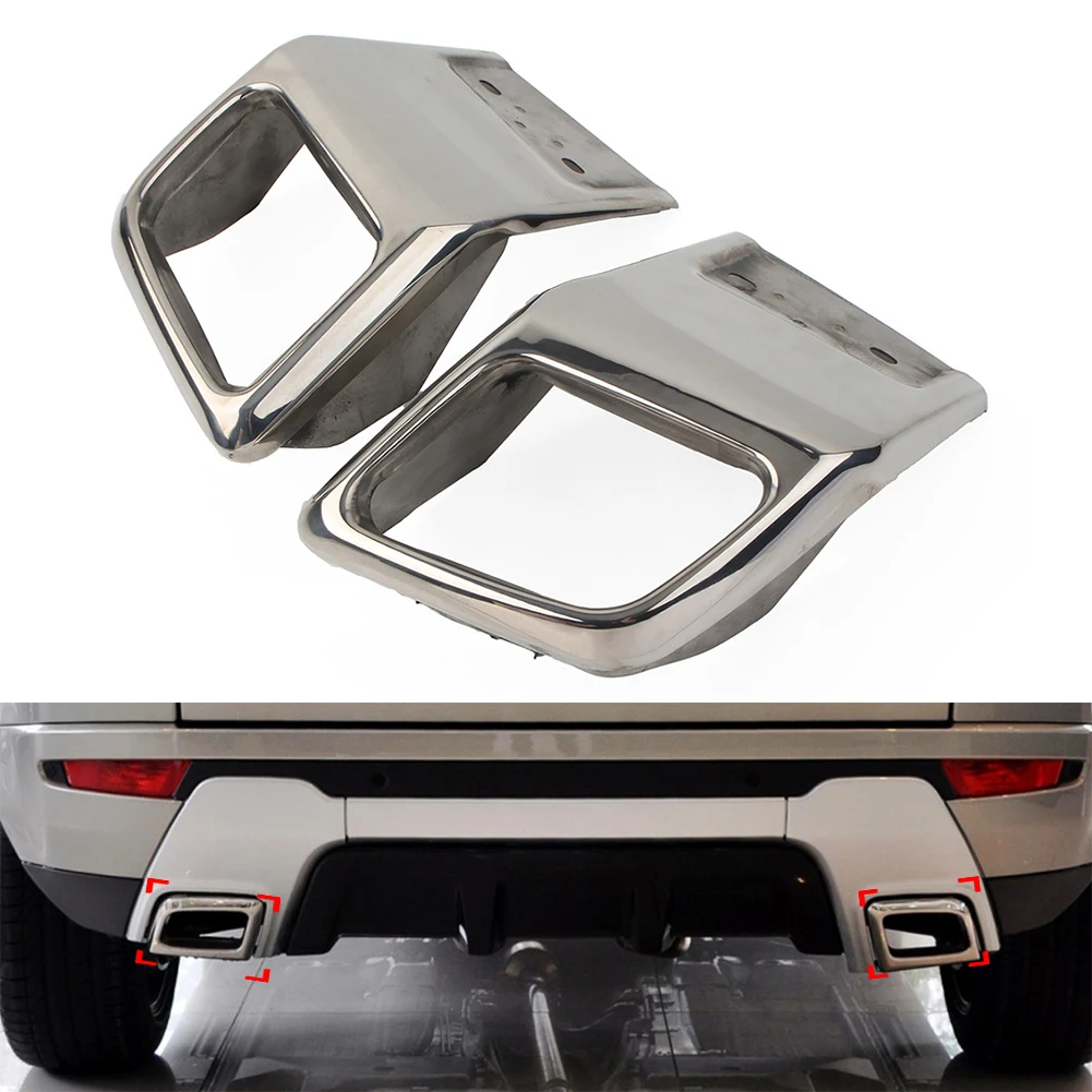 1 Pair Silver Car Rear Bumper Exhaust Tube Trim For Land Rover Range Rover Evoque 2010-2018 Stainless Steel
1 Pair Silver Car Rear Bumper Exhaust Tube Trim For Land Rover Range Rover Evoque 2010-2018 Stainless Steel