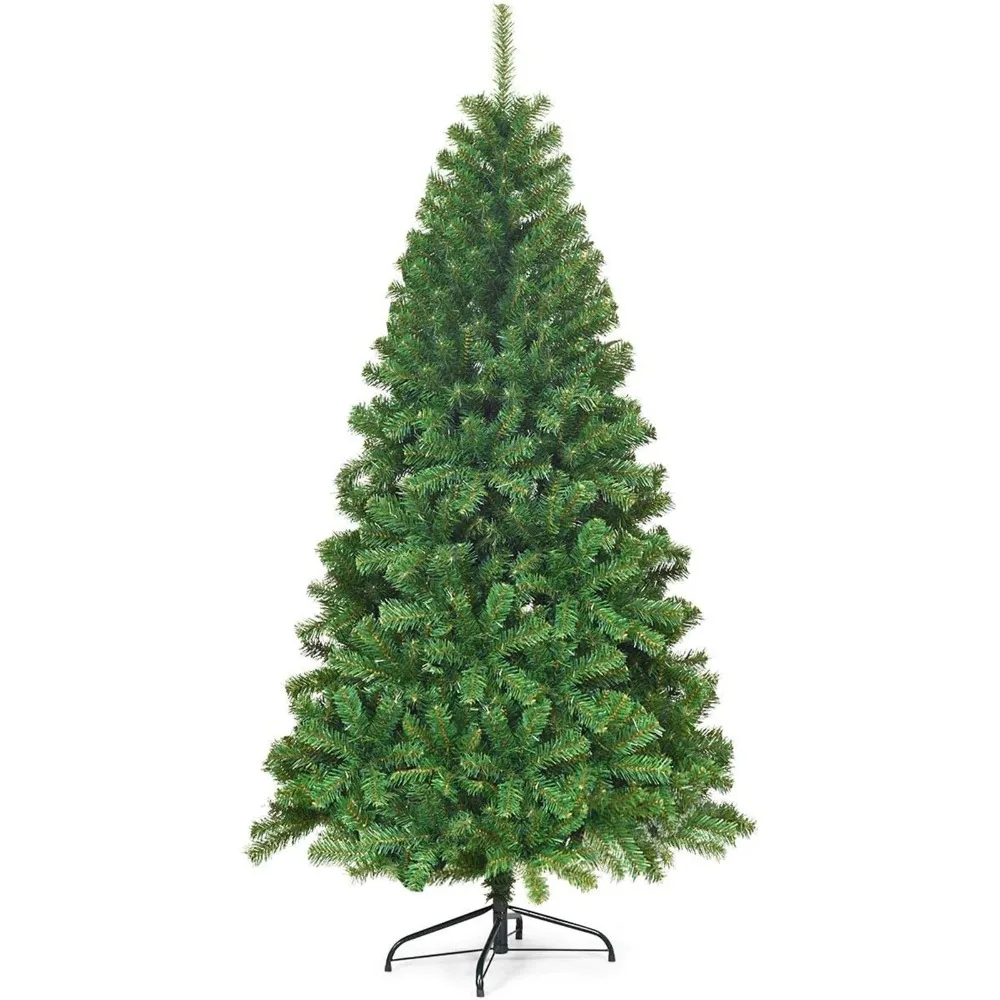 Christmas Tree 6ft Artificial Hinged Xmas Tree with 1,000 Branch Tips,For Indoor Use, A Must-have for Christmas,Green
Christmas Tree 6ft Artificial Hinged Xmas Tree with 1,000 Branch Tips,For Indoor Use, A Must-have for Christmas,Green